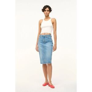 Wrangler x Staud The Pencil Skirt women's size 25 NEW WITH TAGS